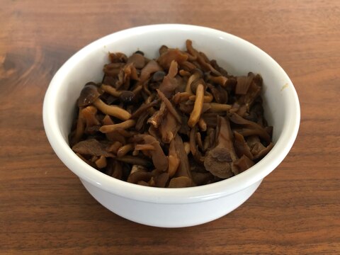 簡単！冷凍舞茸と冷凍しめじの甘辛煮(なめたけ風)